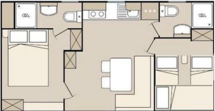 Mobile Homes Crystal บีโอกราดนาโมรู ภายนอก รูปภาพ